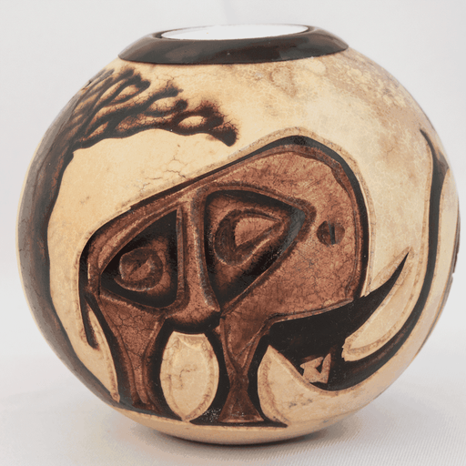 Monkey Ball Candle Holder Tsonga Design Set Combo - Africa Handmade