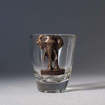 Hand carved Shot Glass & Wine Cork - Africa Handmade