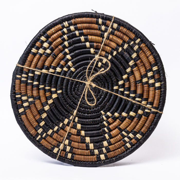 African Themed Woven Coasters (Large) - Africa Handmade