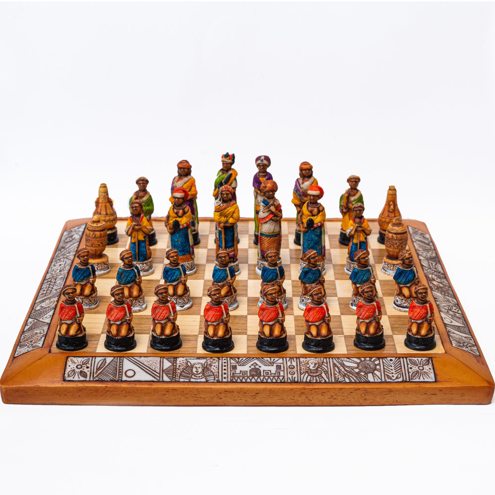African Chess Set - Africa Handmade