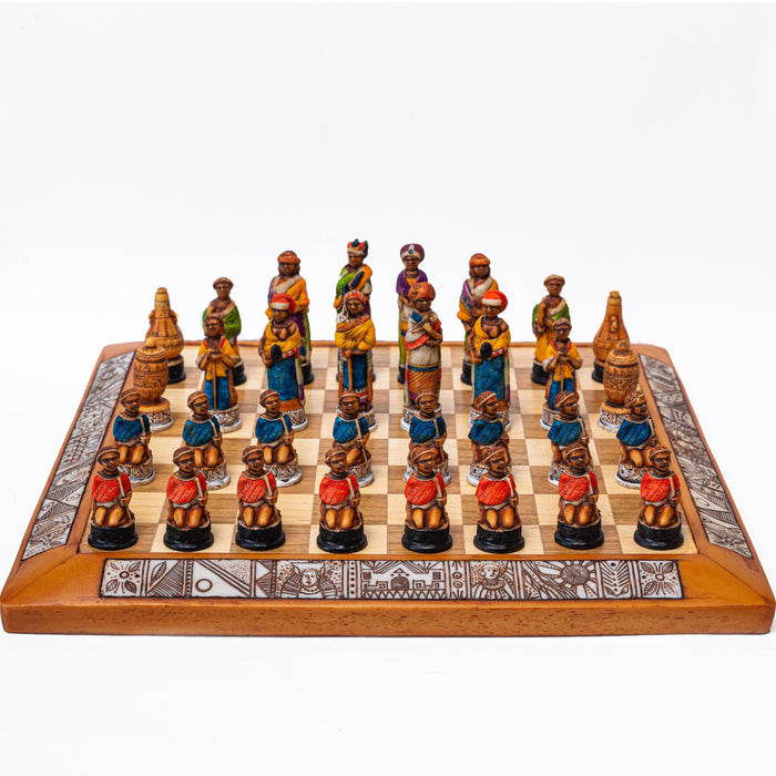 African Chess Set - Africa Handmade
