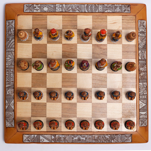 African Chess Set - Africa Handmade