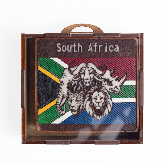 South African Location Coasters (Set of 6) - Africa Handmade