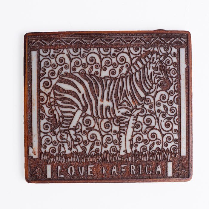 African Big Five Coasters (Set of 6) - Africa Handmade