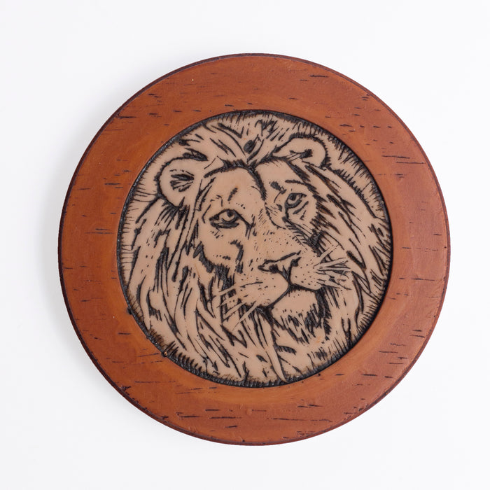 African Wildlife Wooden Coasters - Africa Handmade