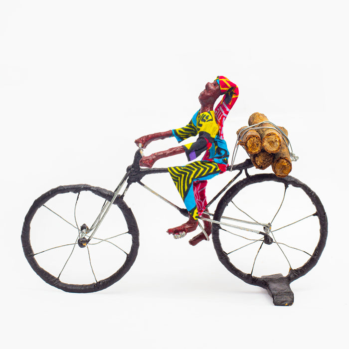 African Rural Cyclist - Africa Handmade