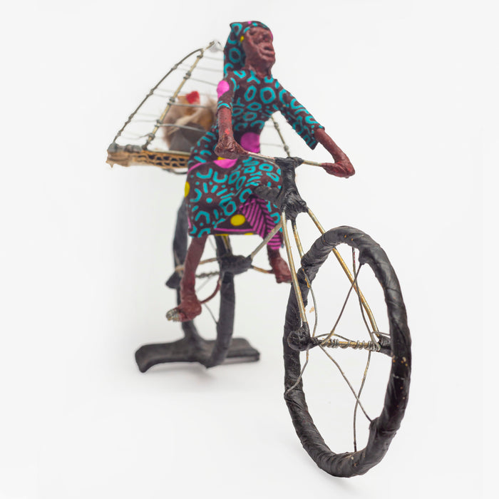 African Rural Cyclist - Africa Handmade