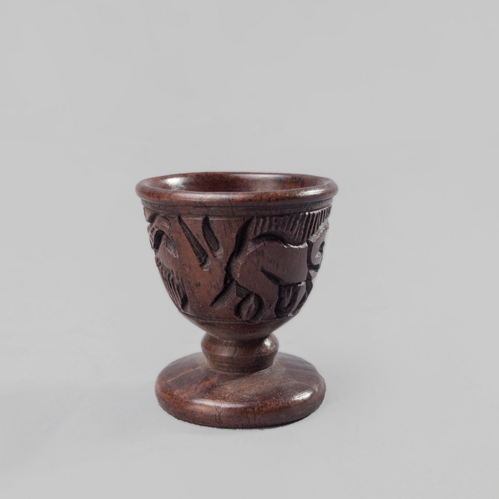 Ebony Wood Egg Holder - Africa Handmade