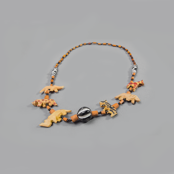 African Animals Wooden Necklace - Africa Handmade