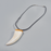 African Warthog Tooth Necklace (Black and White) - Africa Handmade