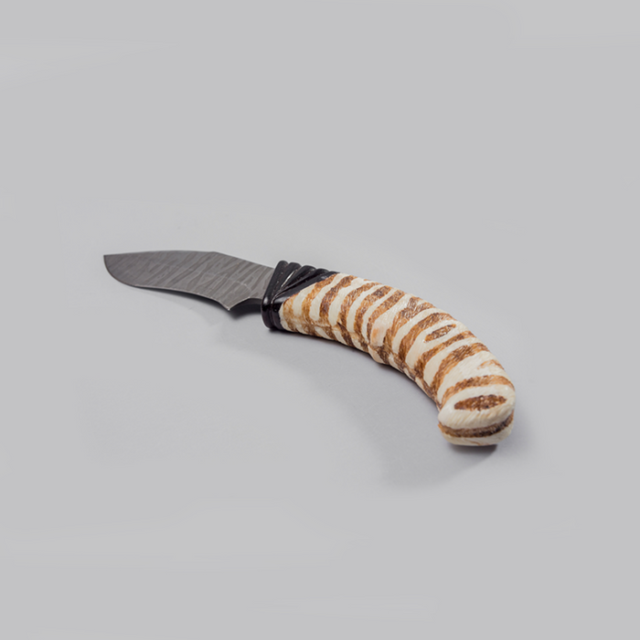 Zebra Handle Drop Point Blade - Africa Handmade