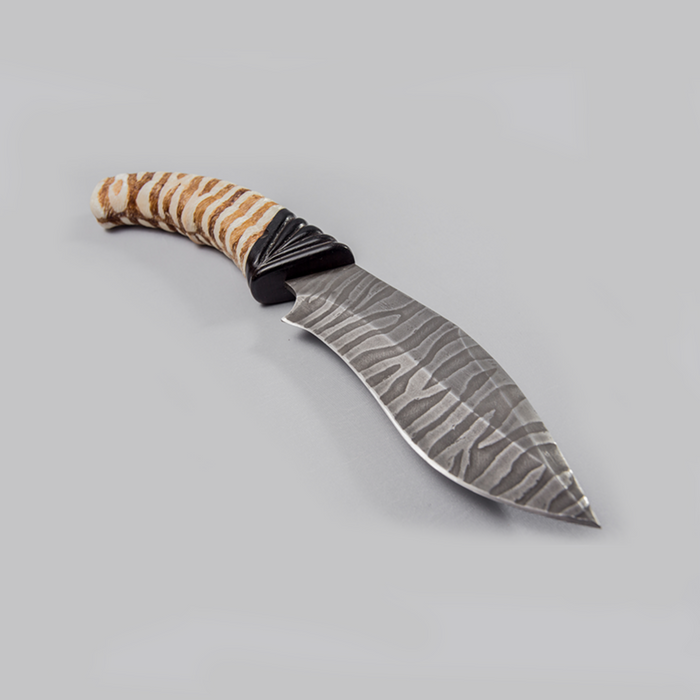 Zebra Handle Drop Point Blade - Africa Handmade