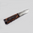 Pouncing Leopard Ebony Wood Drop Point Blade - Africa Handmade