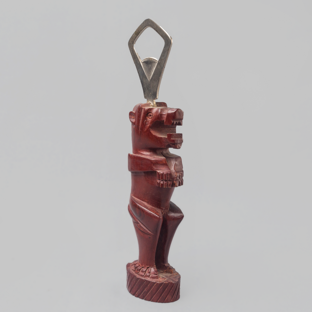 Ebony Wood African Hippo Bottle Opener - Africa Handmade