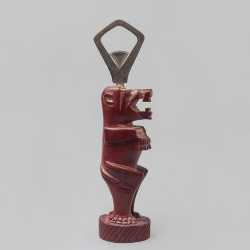 Ebony Wood African Hippo Bottle Opener - Africa Handmade