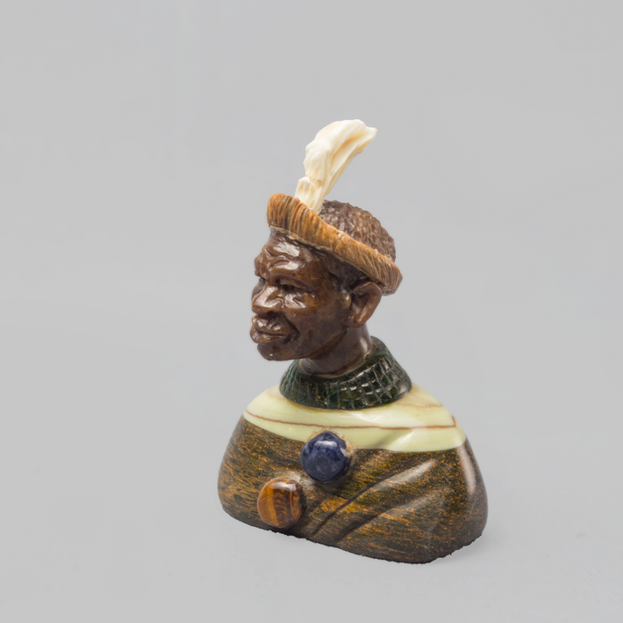 Shaka Zulu Multi Stone Carving - Africa Handmade