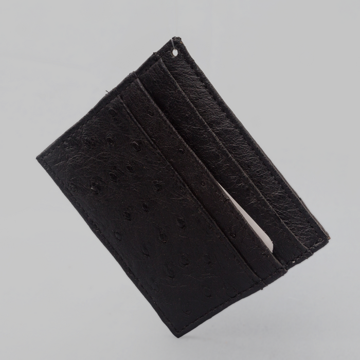 African Ostrich Leather Card Holder - Africa Handmade