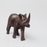 Rhino Ebony Wood Carving - Africa Handmade