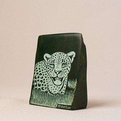 Big Five Animals Etched on Verdite Stone - Africa Handmade