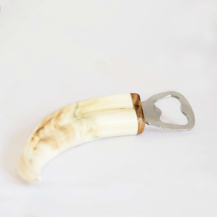 Hand Carved Warthog Tusk Bottle Openers - Africa Handmade