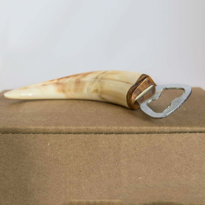 Hand Carved Warthog Tusk Bottle Openers - Africa Handmade