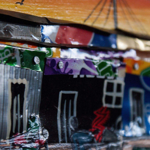 African Township Art - Soda Cans (Set of 2) - Africa Handmade