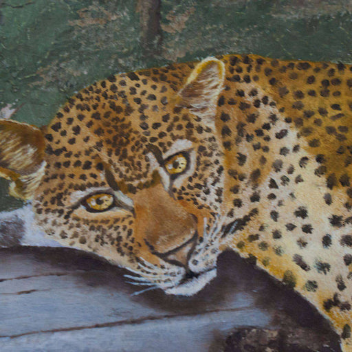 Leopard in a Tree by Len Roode - Africa Handmade