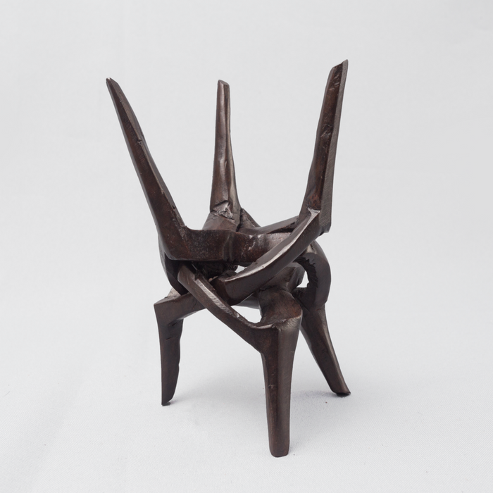 Ebony Wood Tripod Egg Stand - Africa Handmade