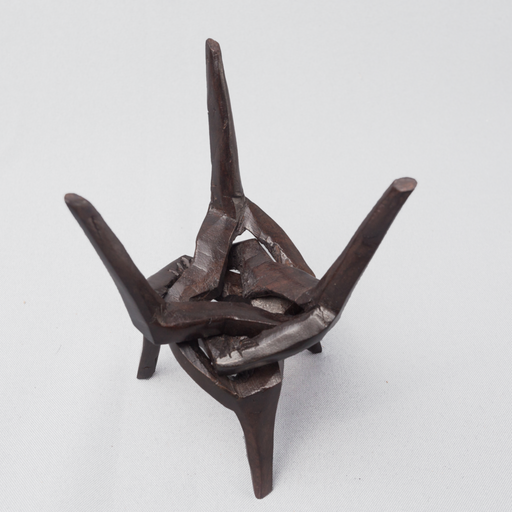 Ebony Wood Tripod Egg Stand - Africa Handmade