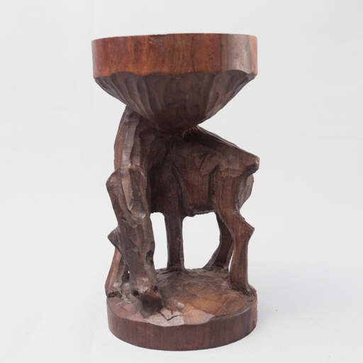 Feeding Bok Ebony Wood Egg Holder - Africa Handmade