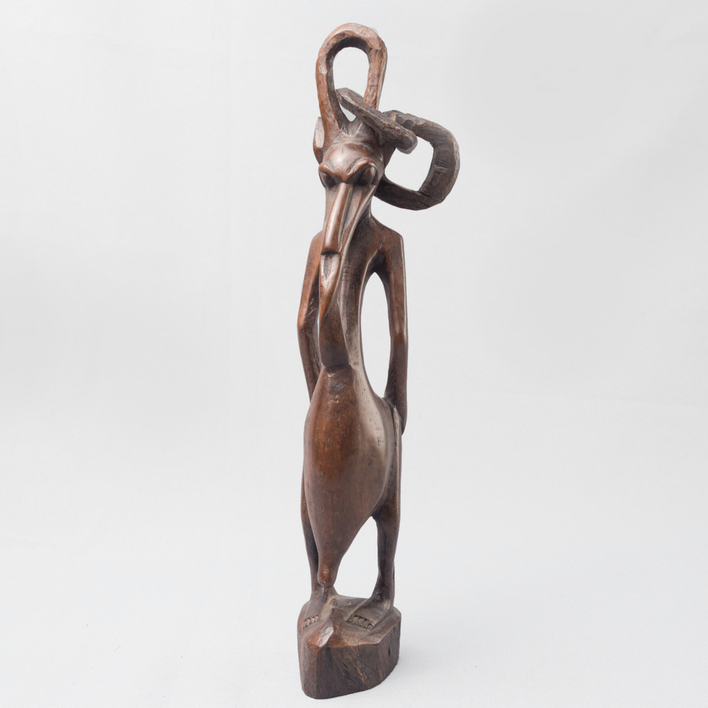 Tokoloshe Ebony Wood Carving - Africa Handmade