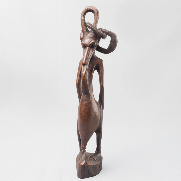 Tokoloshe Ebony Wood Carving - Africa Handmade
