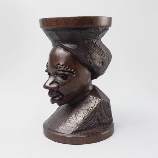 Mama Africa Ebony Wood Ostrich Egg Holder - Africa Handmade