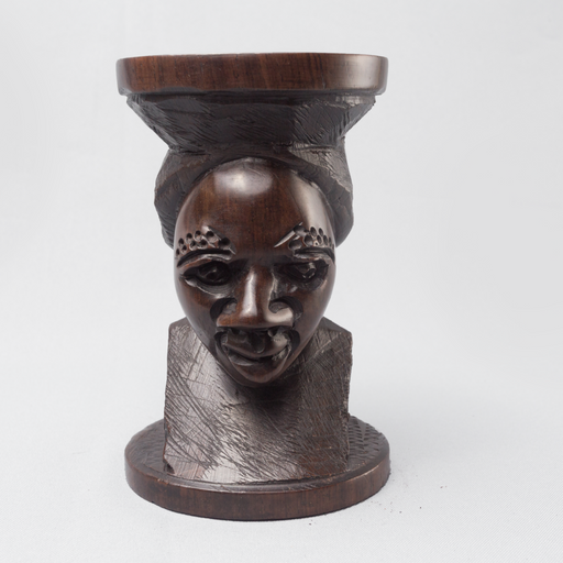 Mama Africa Ebony Wood Ostrich Egg Holder - Africa Handmade