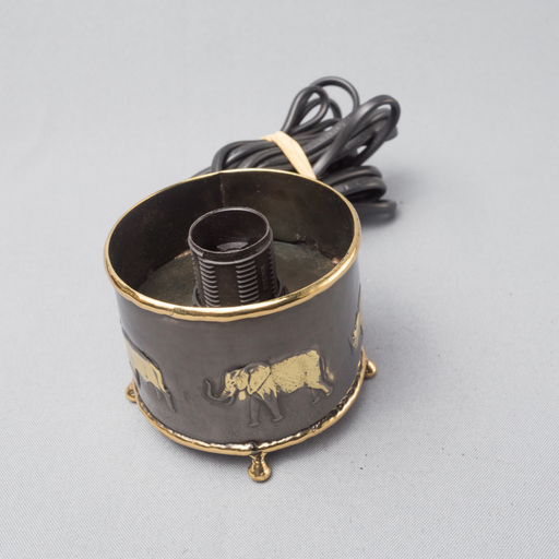 Africa's Mammals Metal Lamp Holder - Africa Handmade