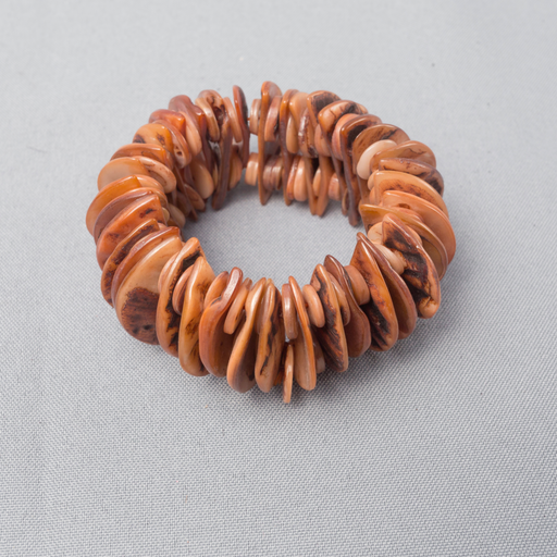 African Marble Stone Bracelets (Brown, Green and Purple) - Africa Handmade