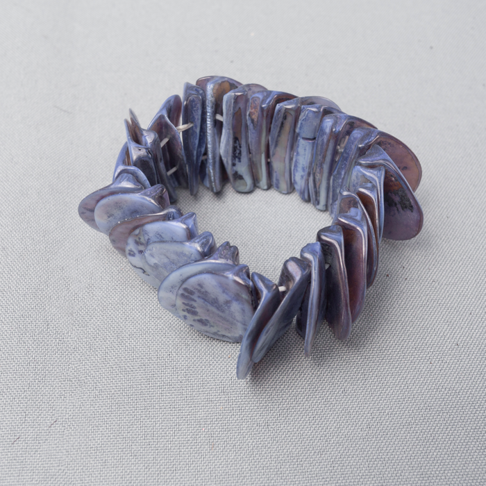 African Marble Stone Bracelets (Brown, Green and Purple) - Africa Handmade