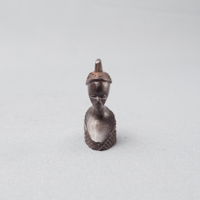 African Warrior Ebony Wood Key Holder - Africa Handmade