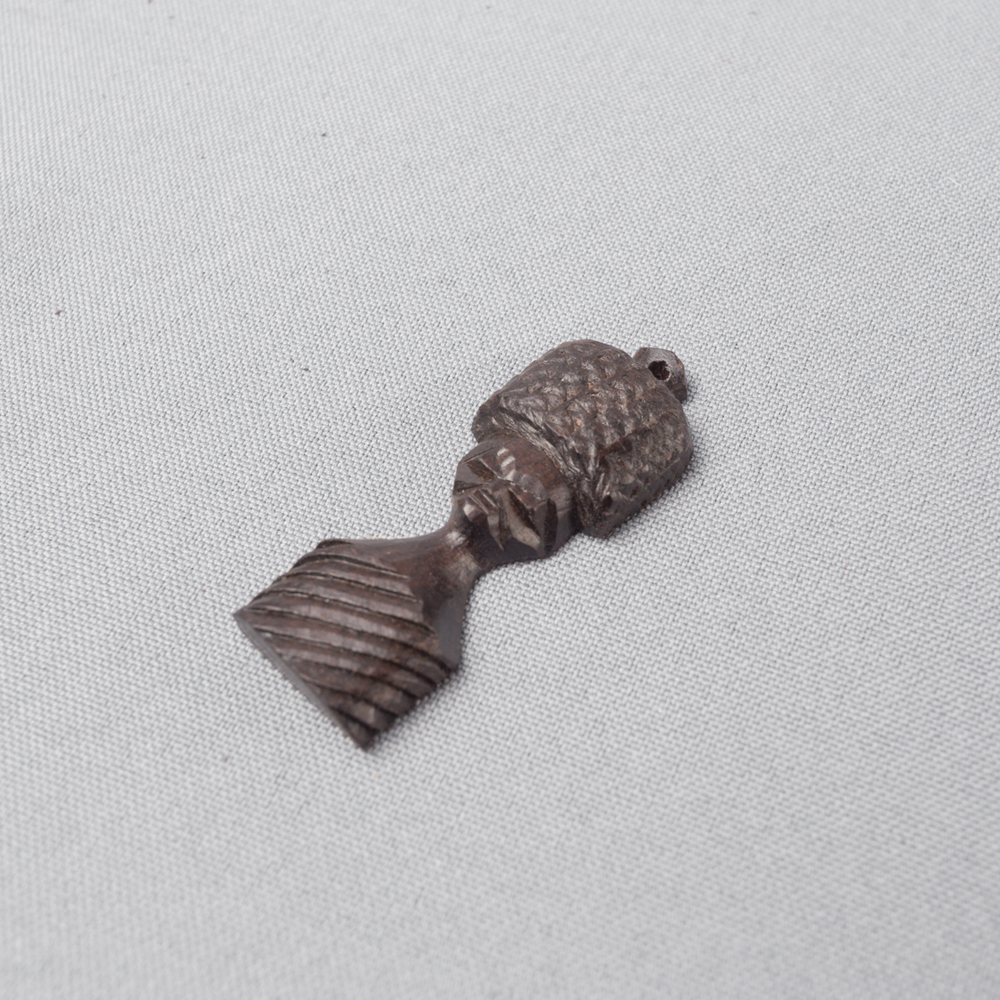 African Warrior Ebony Wood Key Holder - Africa Handmade