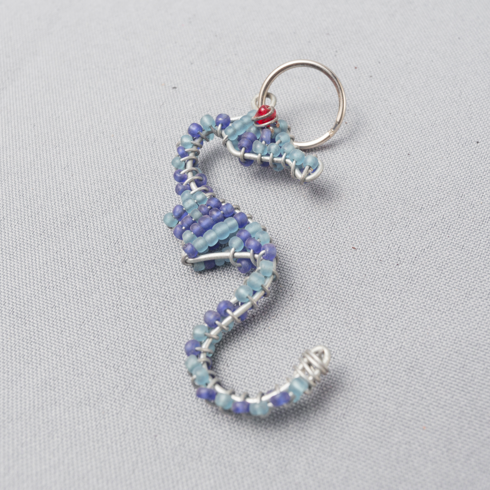 West African Beaded Sea Horse - Africa Handmade