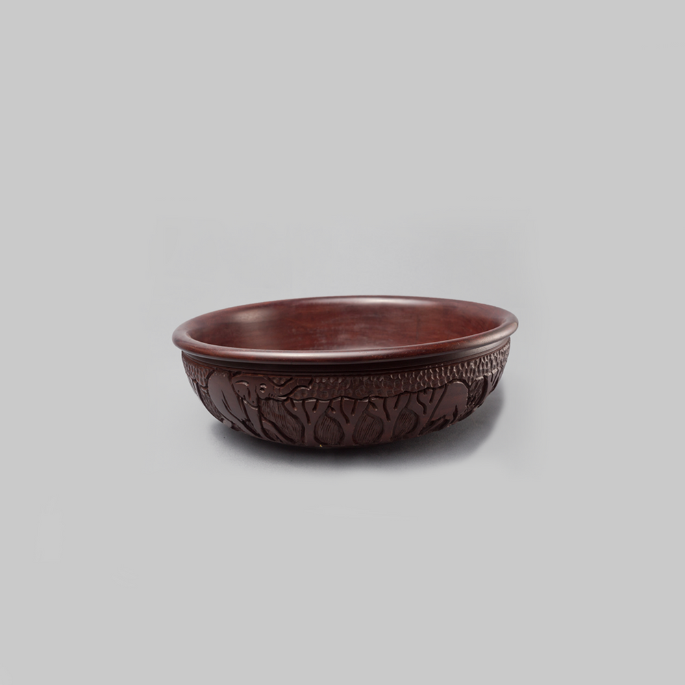 Ebony Wood Display Bowl - Africa Handmade