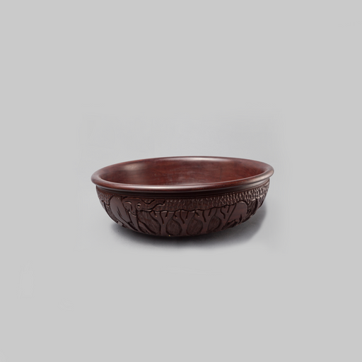 Ebony Wood Display Bowl - Africa Handmade