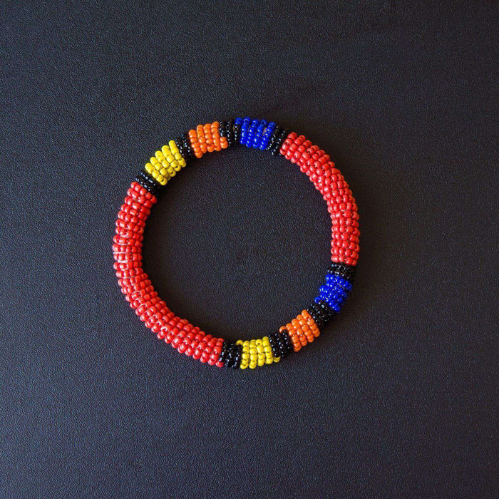 Beaded Ndebele Clan Women's Necklace & Bracelet(s) (Set) - Africa Handmade