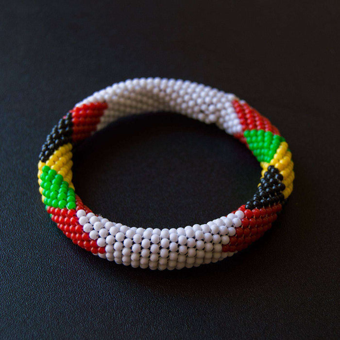 Beaded Ndebele Clan Women's Necklace & Bracelet(s) (Set) - Africa Handmade