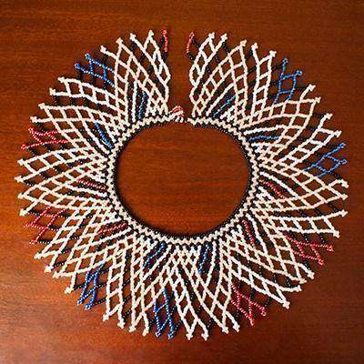 Beaded Zulu Clan Women's Necklace (Multi Beads) - Africa Handmade
