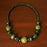Painted Wood Beaded Necklace Green (Gloss) - Africa Handmade