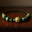 Painted Wood Beaded Necklace Green (Gloss) - Africa Handmade