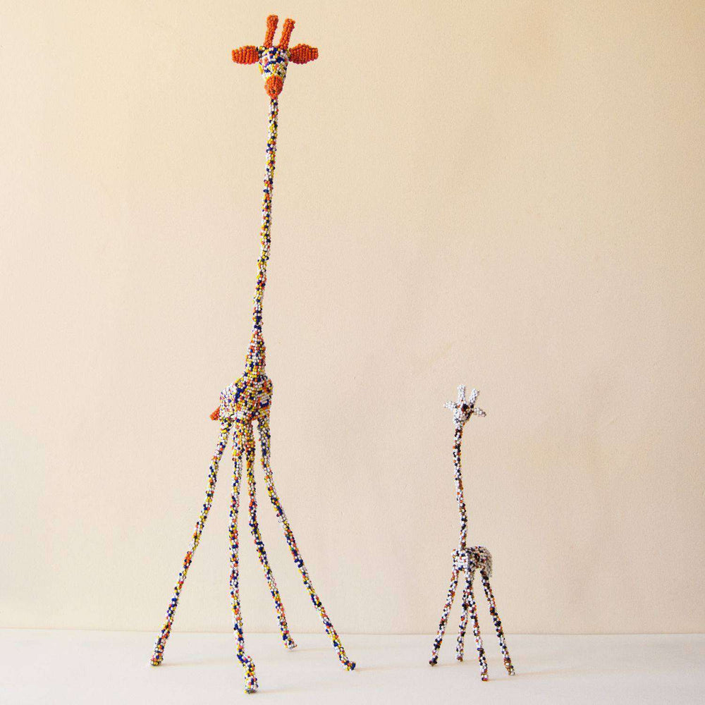 Beaded Wire Fold-able Giraffe (Large) - Africa Handmade