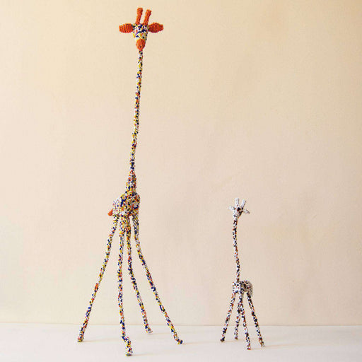 Beaded Wire Fold-able Giraffe (Large) - Africa Handmade