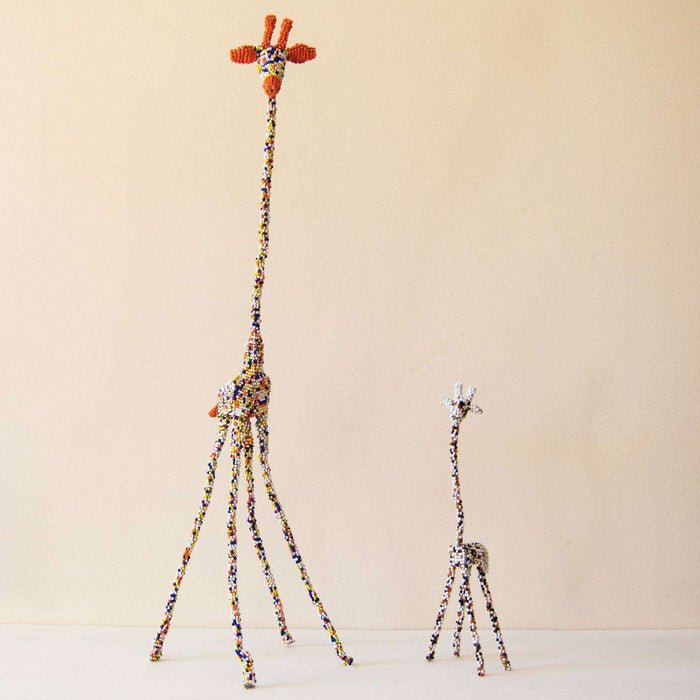 Beaded Wire Fold-able Giraffe (Large) - Africa Handmade